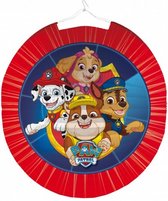 lampion Paw Patrol junior 25 cm rood/blauw