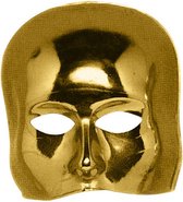 halfmasker metallic goud one-size