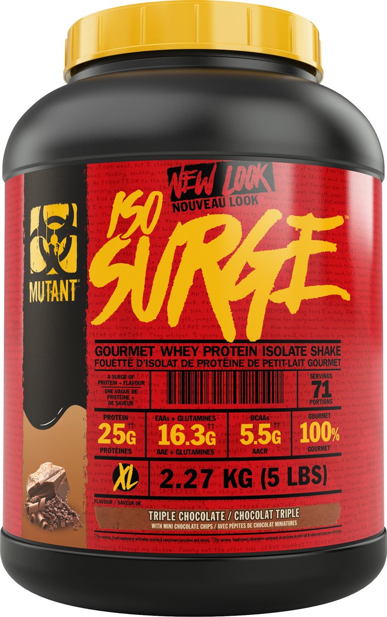 Goedkoopste Mutant Iso Surge 2270gr Chocolade