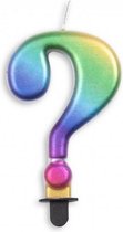 taartkaars ? Metallic Rainbow 5,5 x 7,8 x 1,4 cm wax