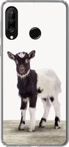 Geschikt voor Huawei P30 Lite hoesje - Geit - Dieren - Kinderen - Jongens - Meisjes - Siliconen Telefoonhoesje
