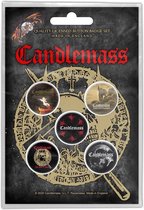 Candlemass - The Door To Doom Badge/button - Set van 5 - Multicolours