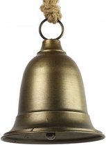 kersthanger klokje Graham 15 cm staal goud