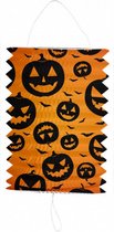 treklampion Pompoenen junior 16 cm papier oranje/zwart