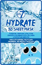 Masque en feuille W7 3D - Hydrate (paquet de 3)