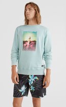 O'Neill Sweatshirts Men SURFBOARD CREW Aquifer Xs - Aquifer 60% Cotton, 40% Recycled Polyester