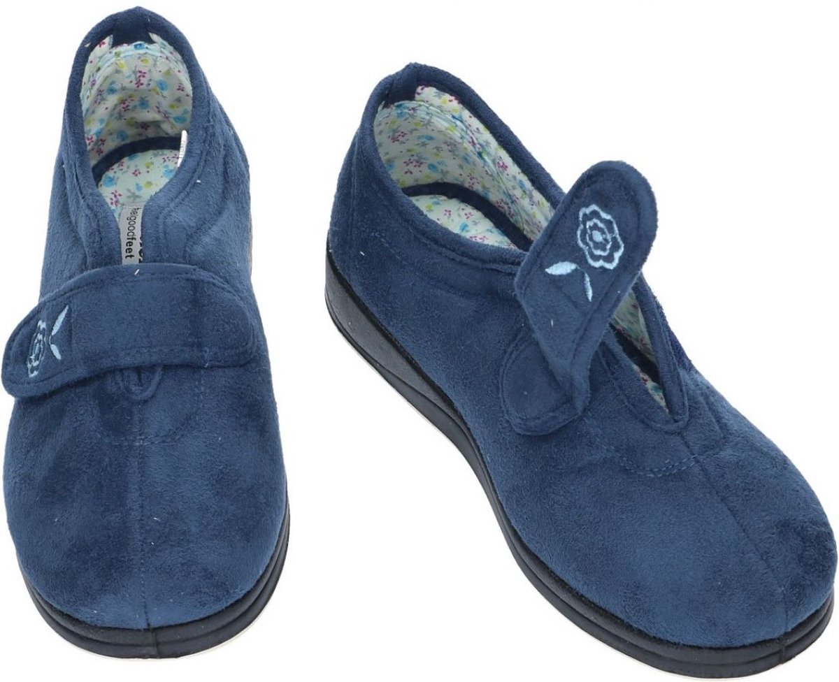 Padders -Dames - blauw - pantoffels - maat 36