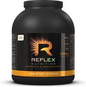 One Stop Xtreme Reflex Nutrition 2 KG Vanille - Mass Gainer, Weight Gainer Poeder, Gewichtstoename, Spiergroei, Spiermassa