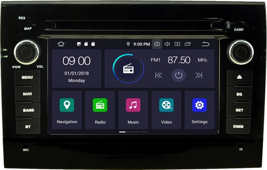 Dynavin Android navigatie fiat ducato 2006-2018 dvd carkit android 12 dvd usb 64gb carplay android auto ook geschikt voor iphone