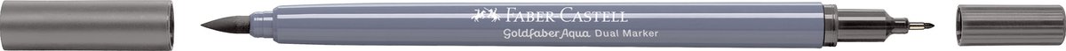 Faber-Castell - Duo aquarel marker - Goldfaber - koudgrijs II 233 - brush / 0,6mm - FC-164533