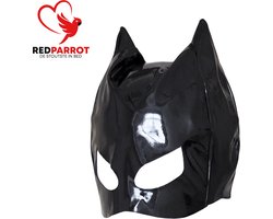Latex wetlook BDSM masker - Kat - Rollenspel