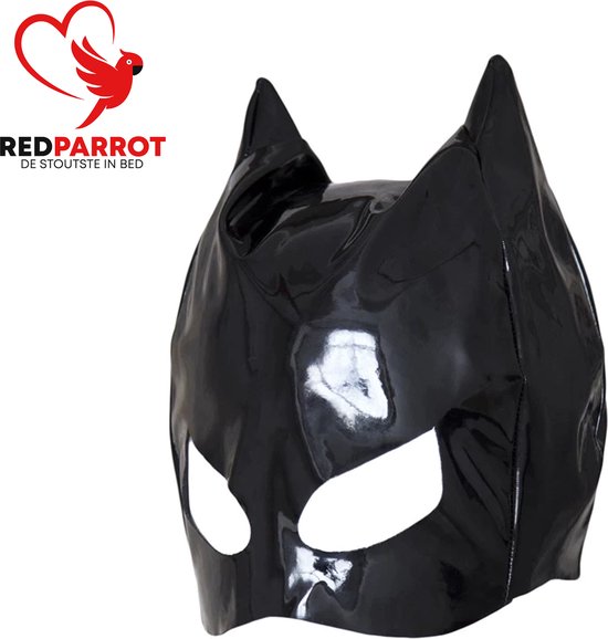 Foto: Latex masker sm masker bdsm kat katten masker bdsm rollenspel