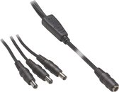 VOLTCRAFT Câble de raccordement basse tension Prise basse tension - Fiche basse tension 5,5 mm 2,5 mm 5,5 mm 2,5 mm 1,10 m 1 pièce
