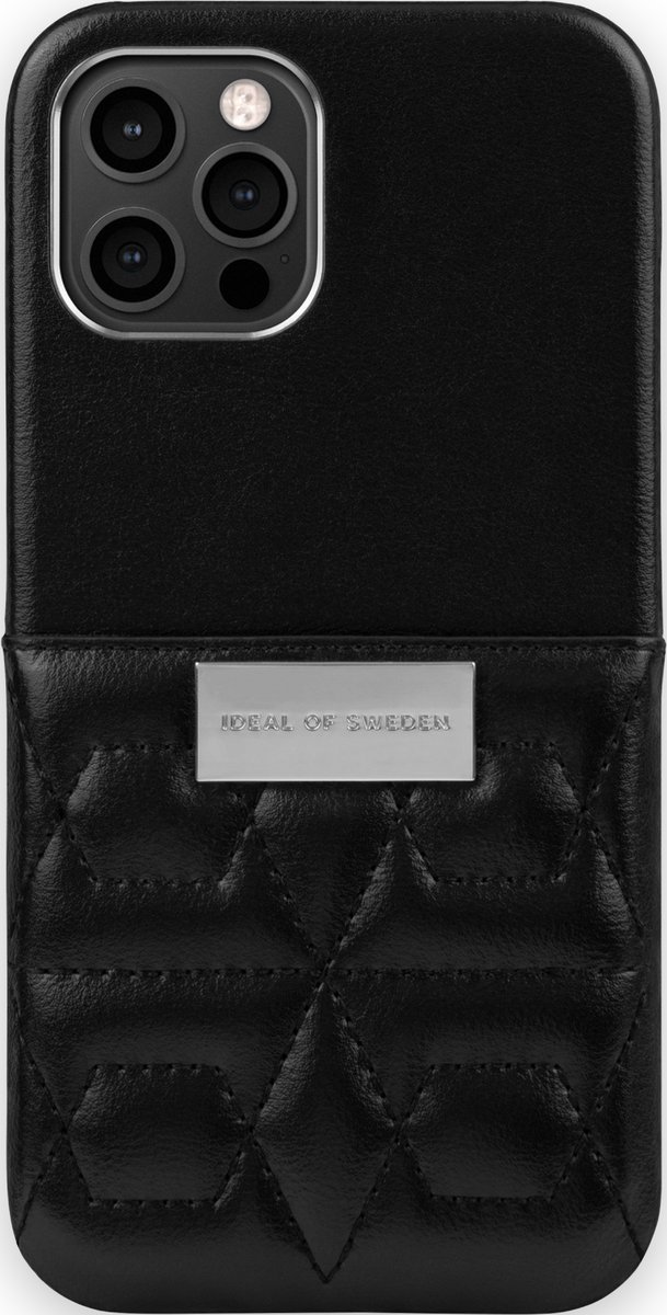 iDeal Of Sweden Statement Case Quilted iPhone 12 Pro Max Quilted Black - Mini Pocket