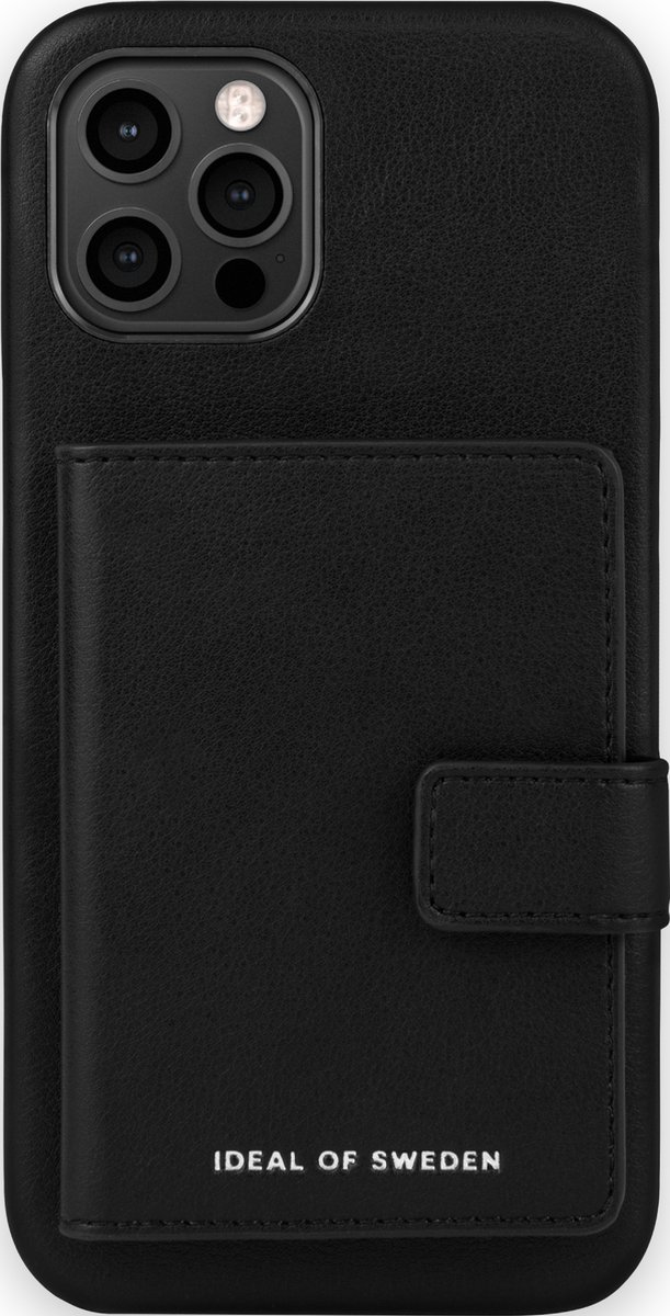 iDeal Of Sweden Statement Case iPhone 12 Pro Max Intense Black - Card Pocket