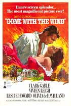 Poster - Gone with the wind, Gejaagd door de wind, Premium Print