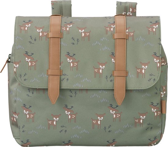 Boekentas Fresk Kids Deer Olive