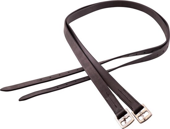 Freejump Stijgbeugelriemen 4x6 28mm Zwart