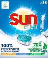 4x Sun Vaatwastabletten All-in-1 Normaal 86 stuks