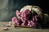 Modern Stilleven Bloemen Wanddecoratie Canvas