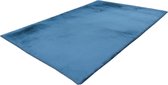 Karpetje Heaven - Vloerkleed - Hoogpolig - Silk look- 120X170 - Blauw