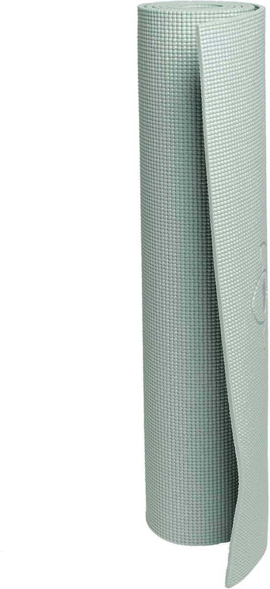 Bol.com Yogamat sticky extra dik asgroen - Lotus | 6 mm | fitnessmat | sportmat | pilates mat aanbieding