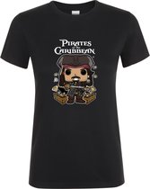 Klere-Zooi - Jack Sparrow - Dames T-Shirt - 3XL