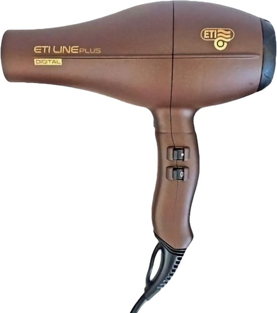 ETI Line Plus Digital Haardroger Brown Metalic 2500Watt