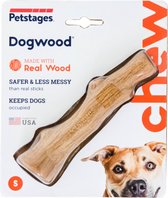 Petstages Dogwood  - Houten Kauwstok voor Honden - Verkrijgbaar in 4 maten: Extra Small (10cm); Small (12,7cm); Medium (18,4cm) en Large (20cm) - Small