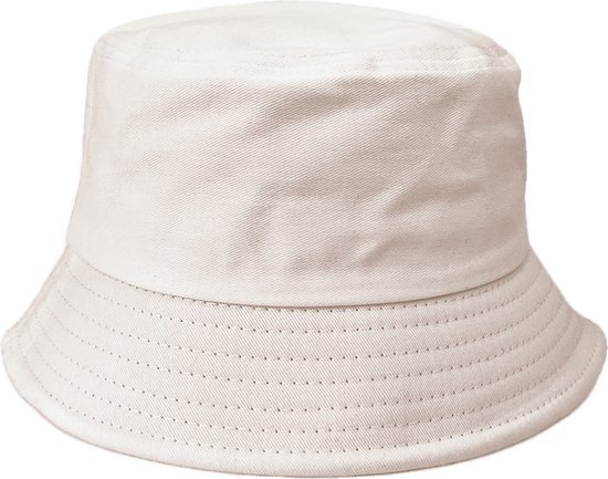 Bucket Hat - Beige | 55-57 cm - One Size | Katoen | Fashion Favorite