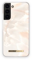 iDeal of Sweden Galaxy S22 Plus Backcover hoesje Fashion Case Rose Pearl Marble