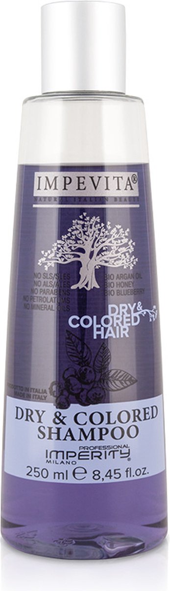 Imperity Impevita Dry & Colored Shampoo - 250ml - Gekleurd Haar - Droog Haar - Organic