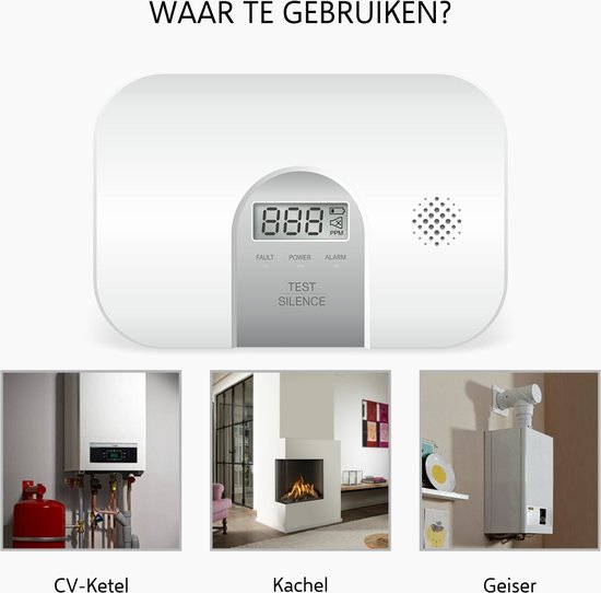 Hekatron 31 6300003 01 01 CO Alarm KonexXt CO One für FSZ Basis/Pro, 43