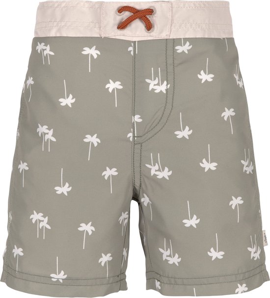 Lässig - Shorts de bain anti-UV pour bébés - Palms - Olive - taille 74-80cm