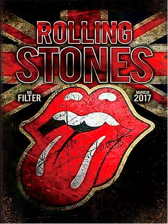 Signs-USA - Concert Sign - metaal - Rolling Stones - Tongue - 2017 - 30 x 40 cm