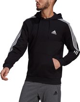 adidas - Essentials Fleece Cut 3-Stripes Hoodie - Herentrui-3XL