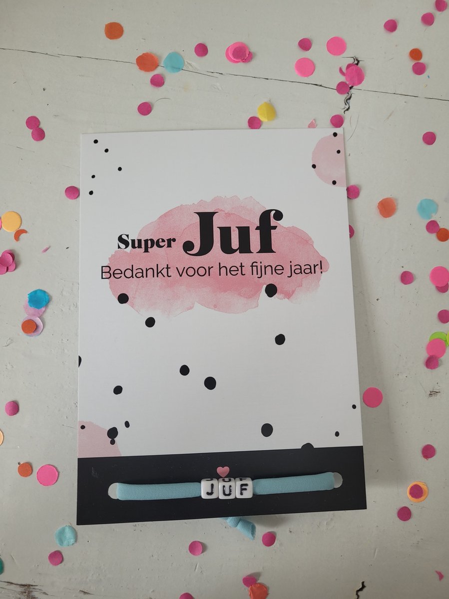 Goedkoopste juf meester bedankje cadeautje leerkrachten juffendag