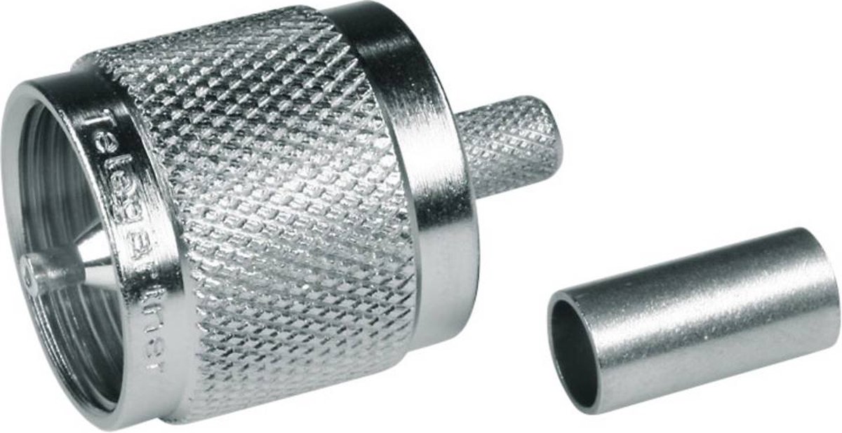 Telegärtner J01040A0006 J01040A0006 UHF-connector Stekker, recht 50 Ω 1 stuk(s)