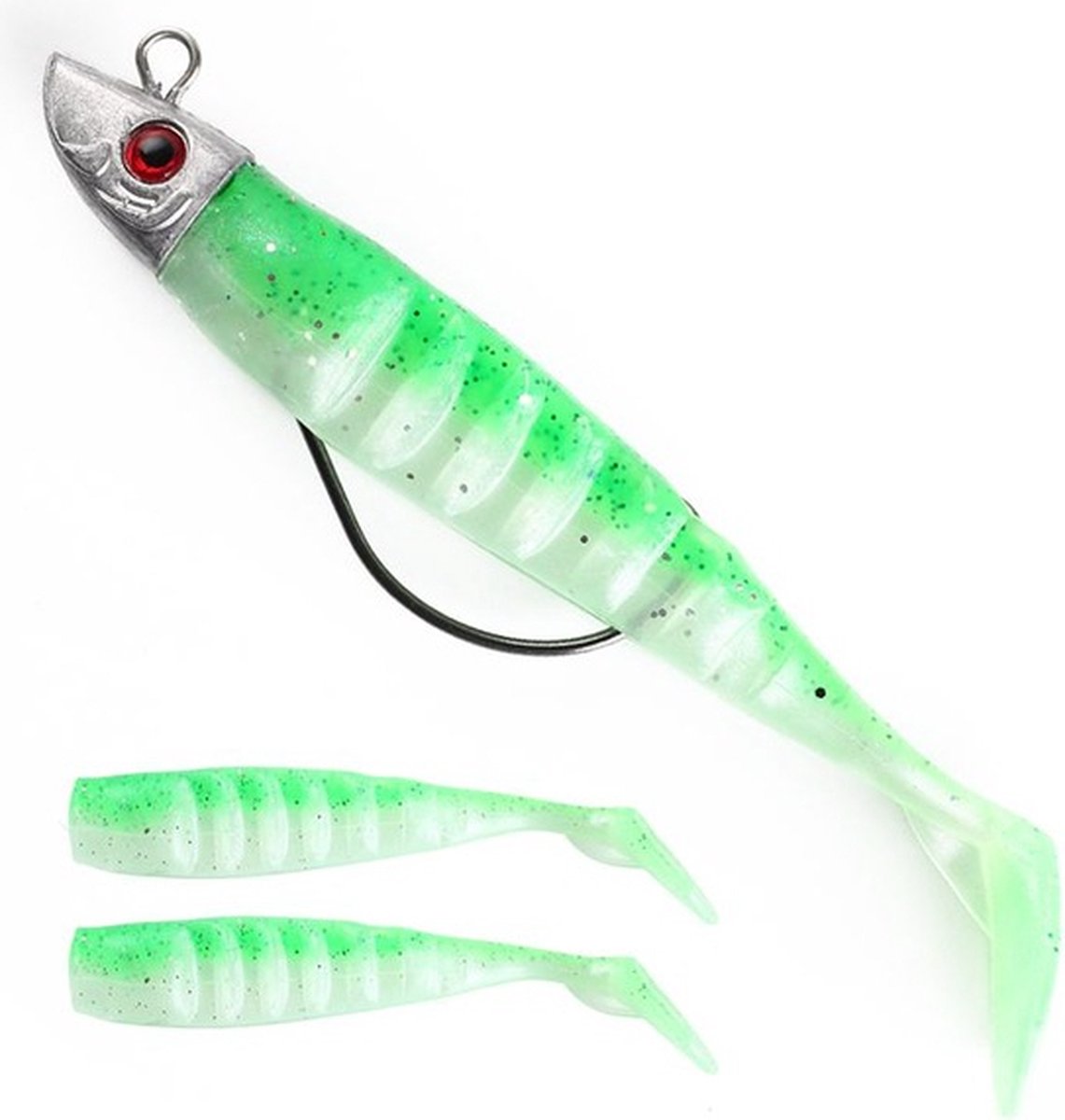 Black Minnow - Kunstaas - Visaas - 12cm - 26gram - 3 stuks