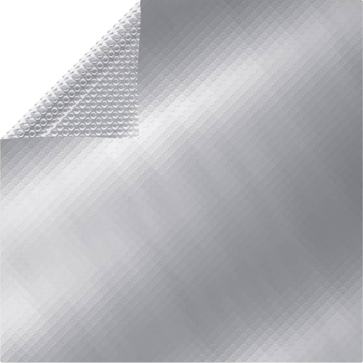 vidaXL Zwembadhoes rechthoekig 600x400 cm PE zilverkleurig