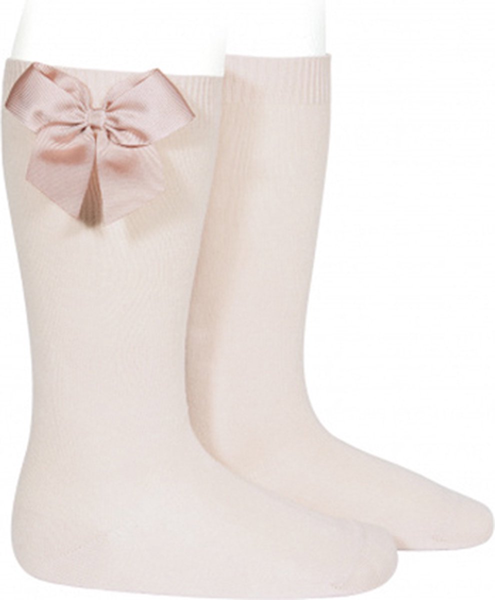 Cóndor Kniekous Met Grosgrain Strik | 2482/2| Nude | 3-6 mnd | maat 00