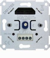 LED Dimmer - 3-200W - Fase Afsnijding - Universele LED Dimmer - Led Dimmer Inbouw - Dimmer Schakelaar - Led dimmers - Leddimmer - Dimmers