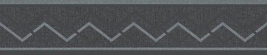 MODERNE GRAFISCHE BEHANGRAND | Zelfklevend - zwart grijs zilver - A.S. Création Only Borders 11