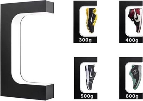 Présentoir à Chaussures Lévitant Magnétique VGAzer - LED Et Rotation Pour Collectionneurs