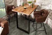 Table de Bar Design Industriel Mangohot 120cm Table Haute