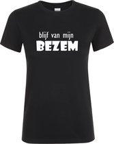 Klere-Zooi - Blijf van m'n Bezem - Dames T-Shirt - L