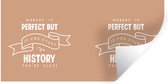 Muurstickers - Sticker Folie - Geschiedenis - Studie - History - Quotes - 160x80 cm - Plakfolie - Muurstickers Kinderkamer - Zelfklevend Behang - Zelfklevend behangpapier - Stickerfolie