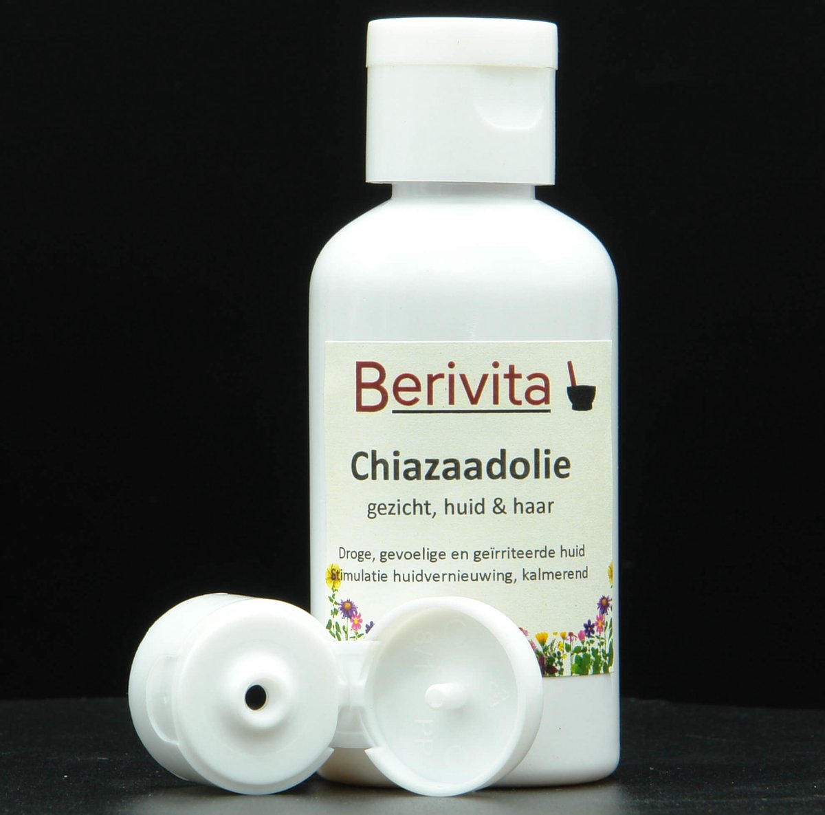 Goedkoopste Chiazaad Olie Puur 50ml - Koudgeperste Chiazaadolie van Chia zaden - Huid en Haar