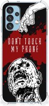 Telefoon Hoesje Geschikt voor Samsung Galaxy A13 (4G) Backcover Soft Siliconen Hoesje met transparante rand Zombie Blood