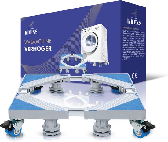 Foto: Krexs wasmachine verhoger meubelroller meubeltransporter meubelverplaatser met 4 wielen